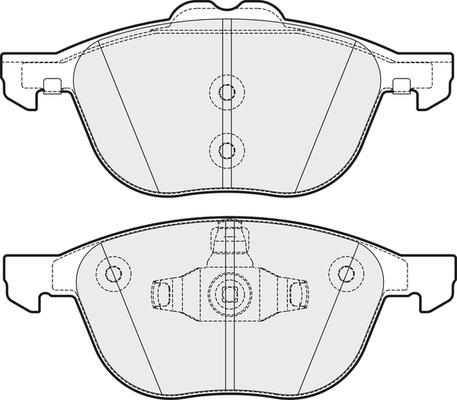 Ferodo FSL4319 - Гальмівні колодки, дискові гальма autozip.com.ua