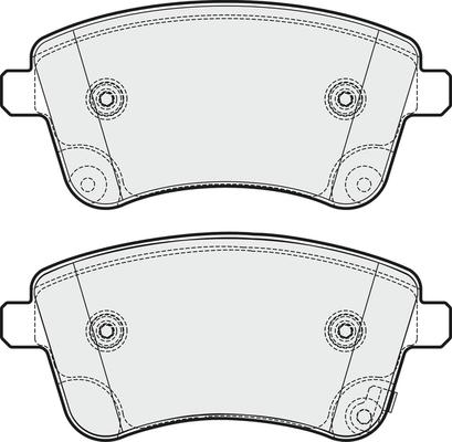 Key Parts KBP2233 - Гальмівні колодки, дискові гальма autozip.com.ua