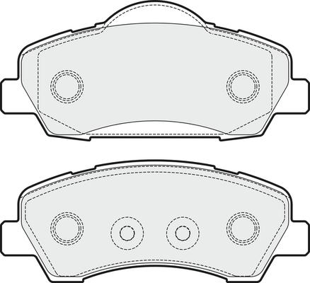 BENDIX 573461 - Гальмівні колодки, дискові гальма autozip.com.ua