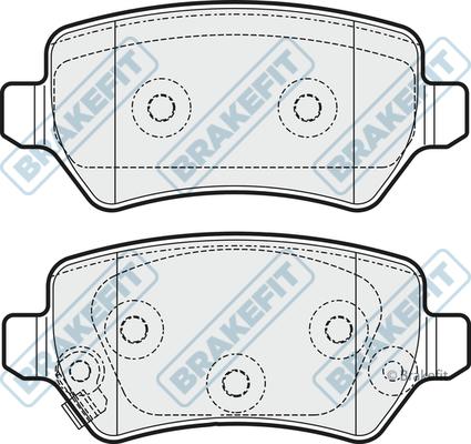 Valeo 671584 - Гальмівні колодки, дискові гальма autozip.com.ua