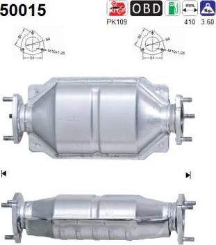 AS 50015 - Каталізатор autozip.com.ua