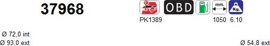 AS 37968 - Каталізатор autozip.com.ua