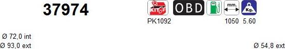 AS 37974 - Каталізатор autozip.com.ua