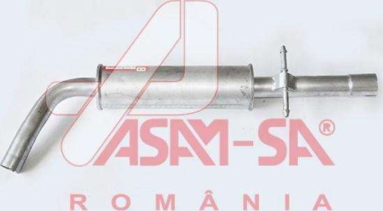 ASAM 63136 - Середній глушник вихлопних газів autozip.com.ua