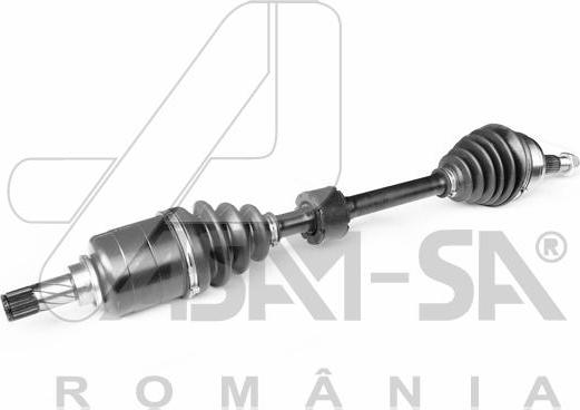 ASAM 30999 - Піввісь ліва МКПП 4x2 Renault Duster 10- autozip.com.ua