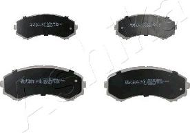 Ashika 50-05-509 - Колодки тормозные дисковые передние MITSUBISHI PAJERO пр-во ASHIKA autozip.com.ua
