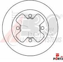 Comline ADC0232 - Гальмівний диск autozip.com.ua