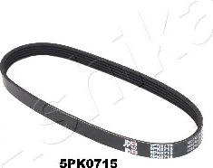 Ashika 112-5PK715 - Поліклиновий ремінь autozip.com.ua