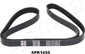 Ashika 112-6PK1455 - Поліклиновий ремінь autozip.com.ua