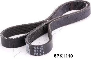 Ashika 112-6PK1110 - Поліклиновий ремінь autozip.com.ua