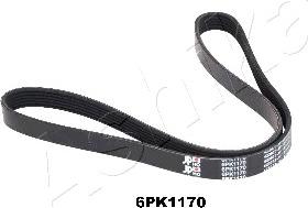 Ashika 112-6PK1170 - Поліклиновий ремінь autozip.com.ua