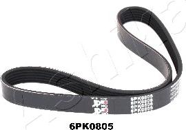 Ashika 112-6PK805 - Поліклиновий ремінь autozip.com.ua