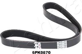 Ashika 112-6PK870 - Поліклиновий ремінь autozip.com.ua