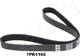 Ashika 112-7PK1165 - Поліклиновий ремінь autozip.com.ua