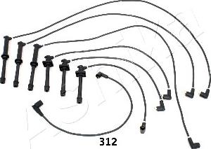 Ashika 132-03-312 - Комплект проводів запалювання autozip.com.ua
