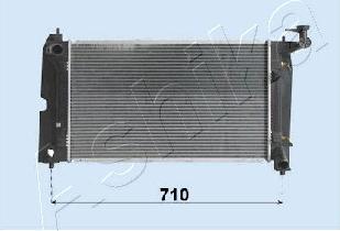 Ashika RDA153116 - Радіатор, охолодження двигуна autozip.com.ua