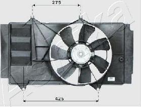 Ashika VNT151829 - Вентилятор, охолодження двигуна autozip.com.ua