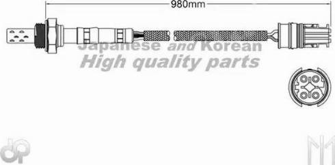 Ashuki 9200-49178 - Лямбда-зонд, датчик кисню autozip.com.ua