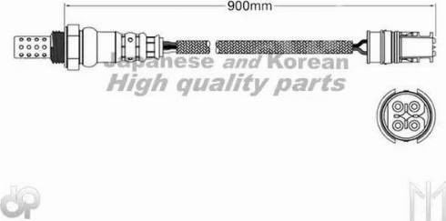 Ashuki 9200-48936 - Лямбда-зонд, датчик кисню autozip.com.ua