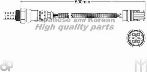 Ashuki 9200-48930 - Лямбда-зонд, датчик кисню autozip.com.ua