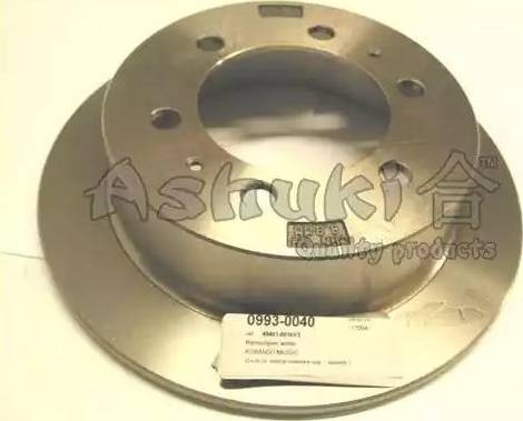 Ashuki 0993-0040 - Гальмівний диск autozip.com.ua