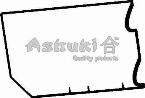 Ashuki 0366-9107 - Прокладка, кришка головки циліндра autozip.com.ua