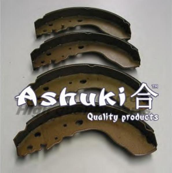 Ashuki 1050-9090 - Комплект гальм, барабанний механізм autozip.com.ua