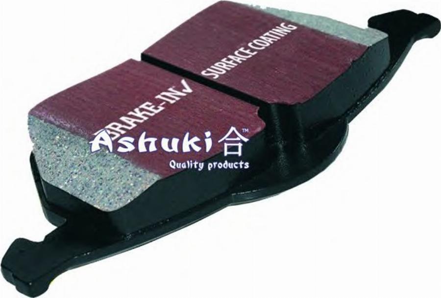 Ashuki 1080-6301 - Гальмівні колодки, дискові гальма autozip.com.ua