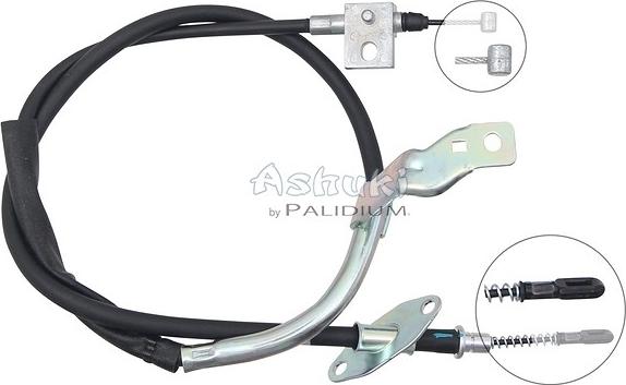 Ashuki ASH3-1465 - Трос, гальмівна система autozip.com.ua