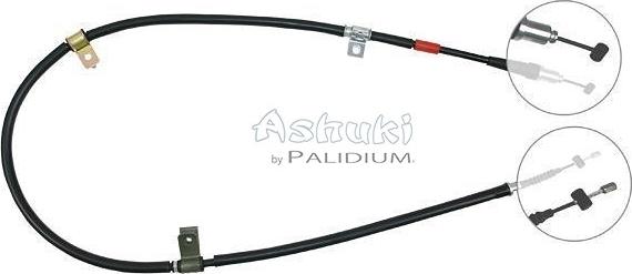 Ashuki ASH3-1667 - Трос, гальмівна система autozip.com.ua