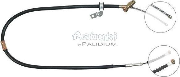 Ashuki ASH3-1374 - Трос, гальмівна система autozip.com.ua