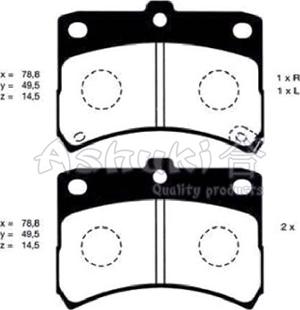 BENDIX DB1413 - Гальмівні колодки, дискові гальма autozip.com.ua