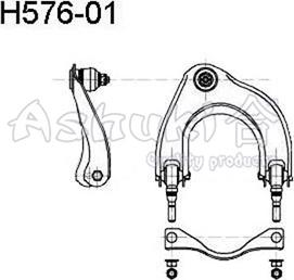 Ashuki H576-01 - Важіль незалежної підвіски колеса autozip.com.ua