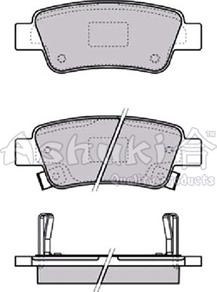 Ashuki H025-46 - Гальмівні колодки, дискові гальма autozip.com.ua