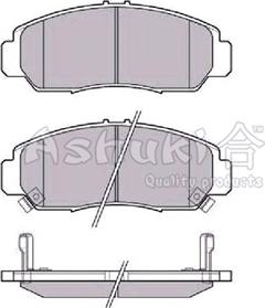 Ashuki H025-40 - Гальмівні колодки, дискові гальма autozip.com.ua