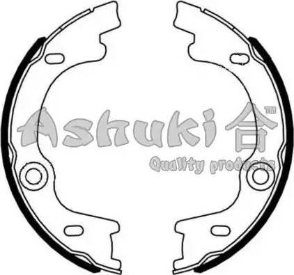 Ashuki HRK13120 - Комплект гальм, ручник, парковка autozip.com.ua