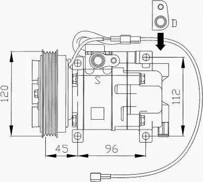 Ashuki M550-03 - Компресор, кондиціонер autozip.com.ua