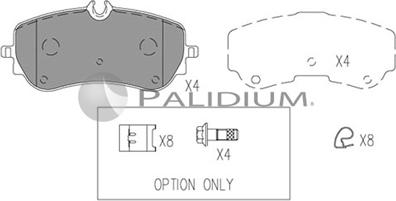 Ashuki P1-1540 - Гальмівні колодки, дискові гальма autozip.com.ua