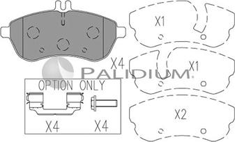 Ashuki P1-1093 - Гальмівні колодки, дискові гальма autozip.com.ua