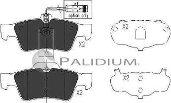 Ashuki P1-1059 - Гальмівні колодки, дискові гальма autozip.com.ua