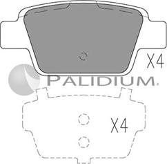 Ashuki P1-1065 - Гальмівні колодки, дискові гальма autozip.com.ua