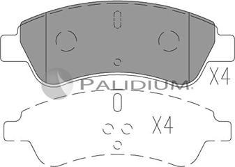 Ashuki P1-1004 - Гальмівні колодки, дискові гальма autozip.com.ua
