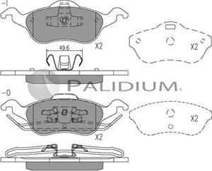 Ashuki P1-1016 - Гальмівні колодки, дискові гальма autozip.com.ua