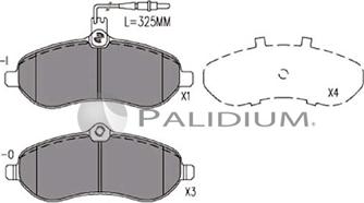 Ashuki P1-1145 - Гальмівні колодки, дискові гальма autozip.com.ua