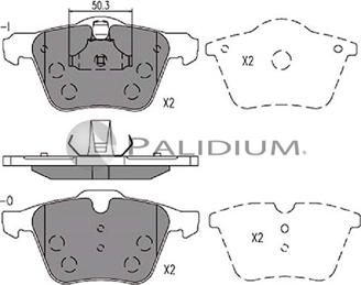 Ashuki P1-1148 - Гальмівні колодки, дискові гальма autozip.com.ua