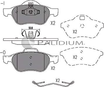 Ashuki P1-1153 - Гальмівні колодки, дискові гальма autozip.com.ua