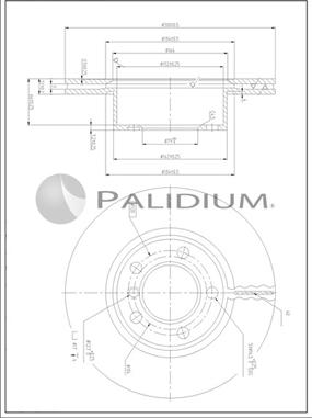 Ashuki P330-240 - Гальмівний диск autozip.com.ua