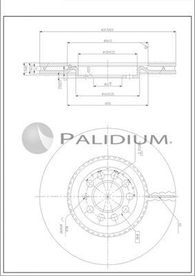 Ashuki P330-241 - Гальмівний диск autozip.com.ua