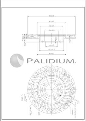 Ashuki P330-248 - Гальмівний диск autozip.com.ua