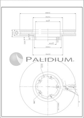 Ashuki P330-269 - Гальмівний диск autozip.com.ua